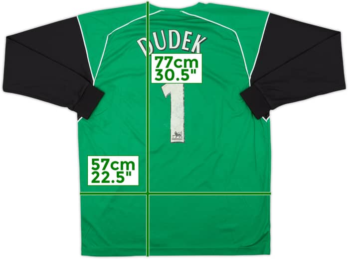 2004-05 Liverpool GK Shirt Dudek #1 - 4/10 - (L)