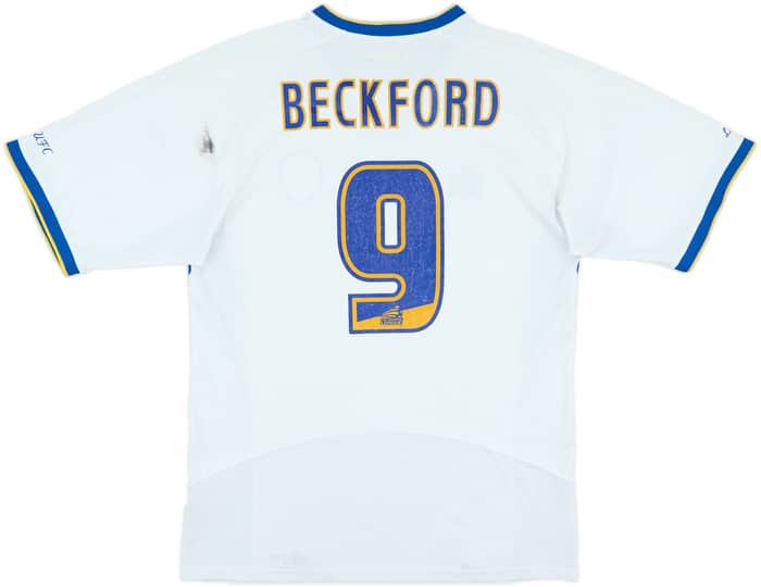 2007-08 Leeds United Home Shirt Beckford #9 - 5/10 - (M)