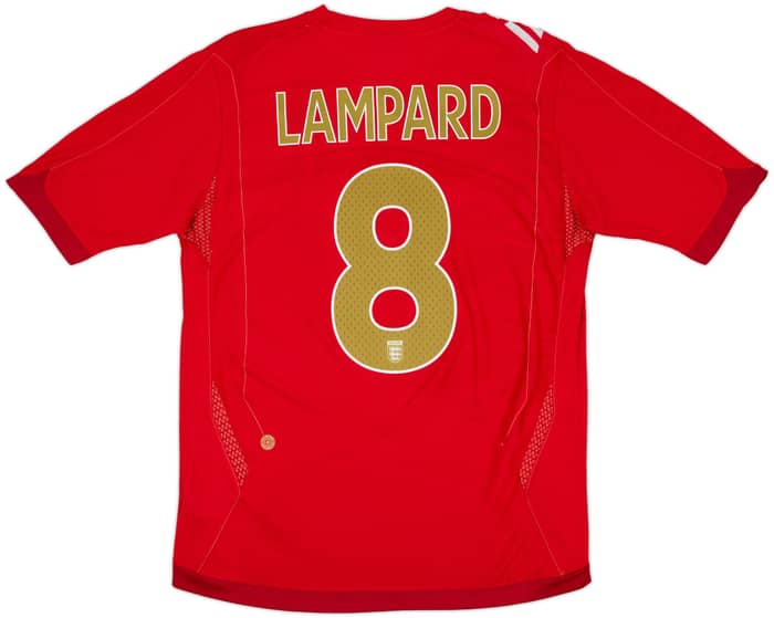 2006-08 England Away Shirt Lampard #8 - 5/10 - (M)