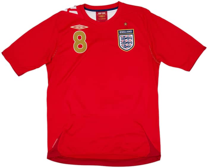 2006-08 England Away Shirt Lampard #8 - 5/10 - (M)