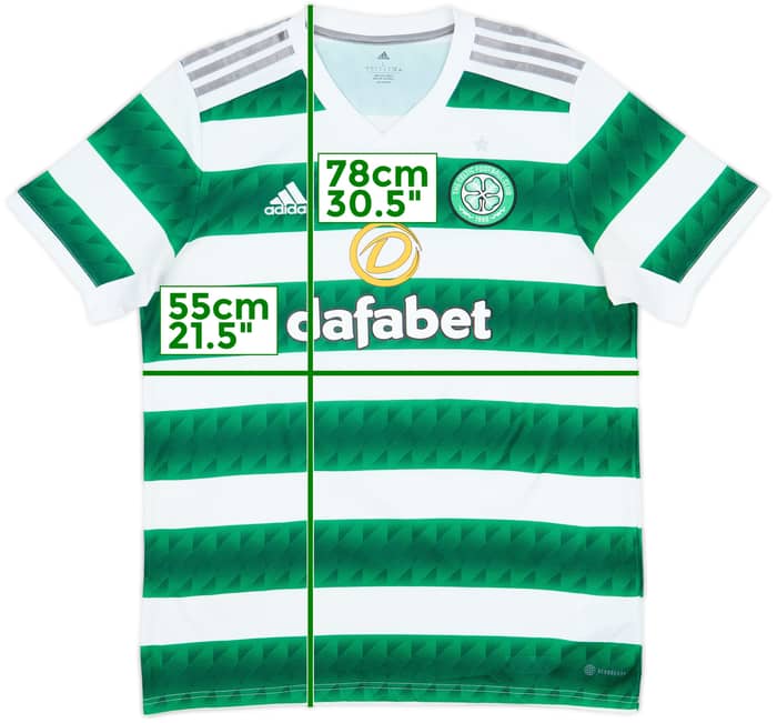 2022-23 Celtic Home Shirt - 8/10 - (L)