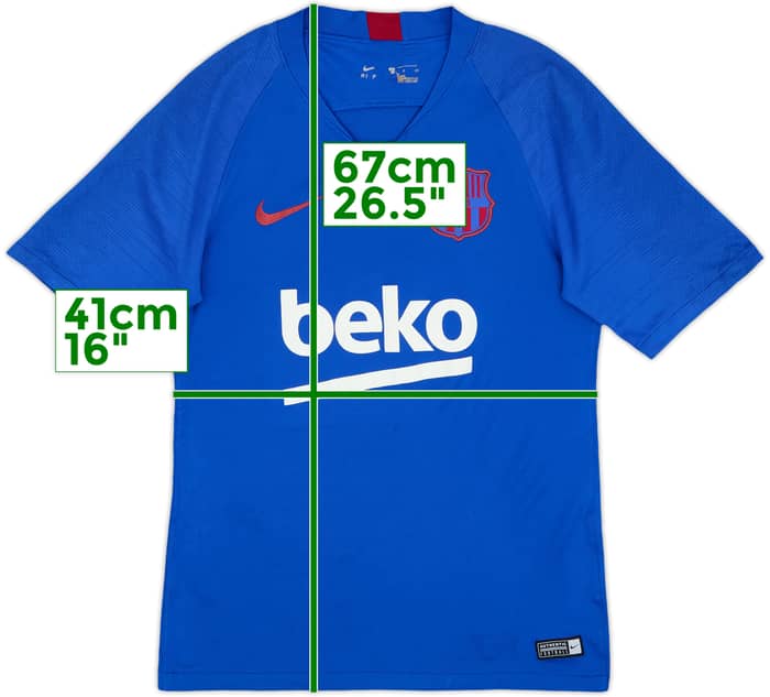 2019-20 Barcelona Nike Training Shirt - 6/10 - (S)