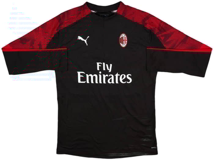 2019-20 AC Milan Puma 1/4 Zip Drill Top - 6/10 - (M)
