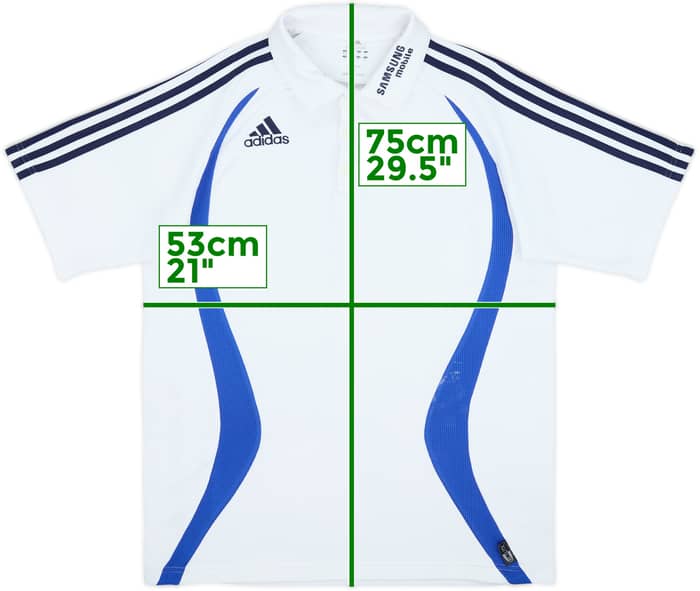 2006-07 Chelsea adidas Polo Shirt - 6/10 - (S)