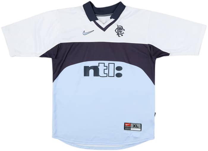 1999-00 Rangers Away Shirt - 8/10 - (XL.Boys)