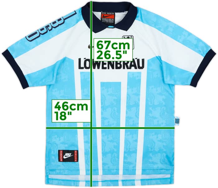 1995-96 1860 Munich Home Shirt - 8/10 - (L.Boys)