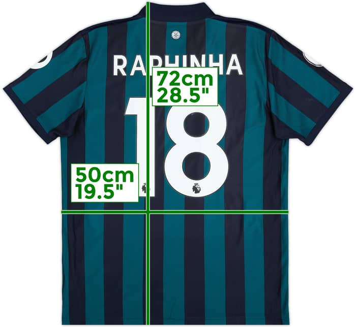 2020-21 Leeds United Away Shirt Raphinha #18 - 5/10 - (M)