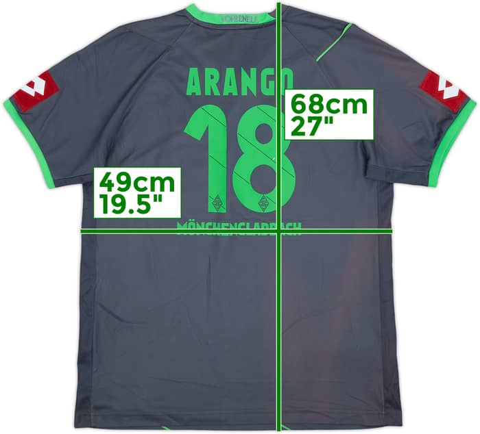 2011-12 Borussia Monchengladbach Away Shirt Arango #18 - 7/10 - (XL.Boys)