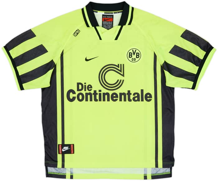1996-97 Borussia Dortmund Home Shirt Zorc #8 - 9/10 - (XL)