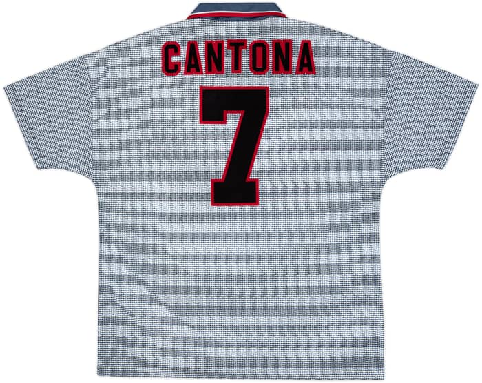 1995-96 Manchester United Away Shirt Cantona #7 - 9/10 - (XL)