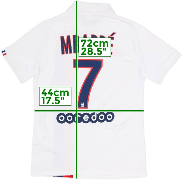 2019-20 Paris Saint-Germain Camiseta Tercera Auténtica Mbappe #7 - 8/10 - (S)