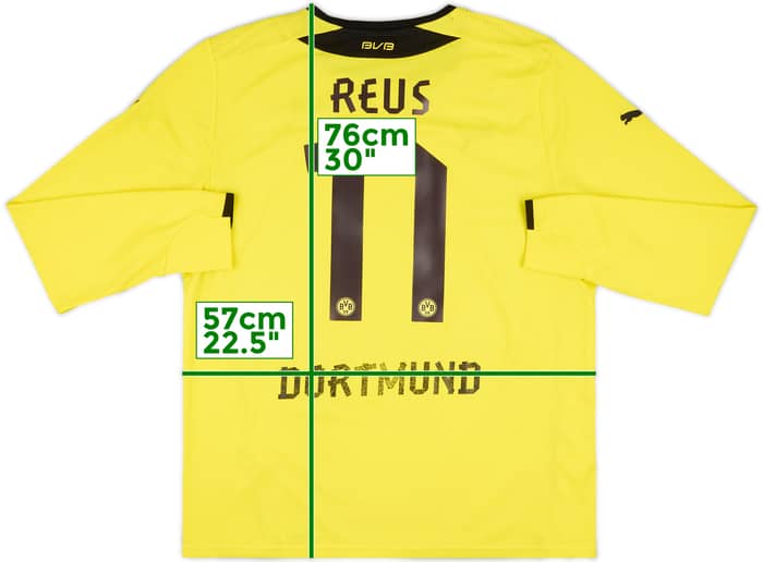 2013-14 Borussia Dortmund Home L/S Shirt Reus #11 - 6/10 - (XL)