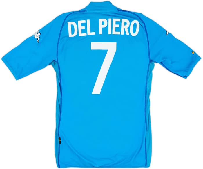 2002 Italy Home Shirt Del Piero #7 - 6/10 - (XL)