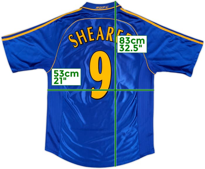 1998-99 Newcastle Away Shirt Shearer #9 - 9/10 - (L)