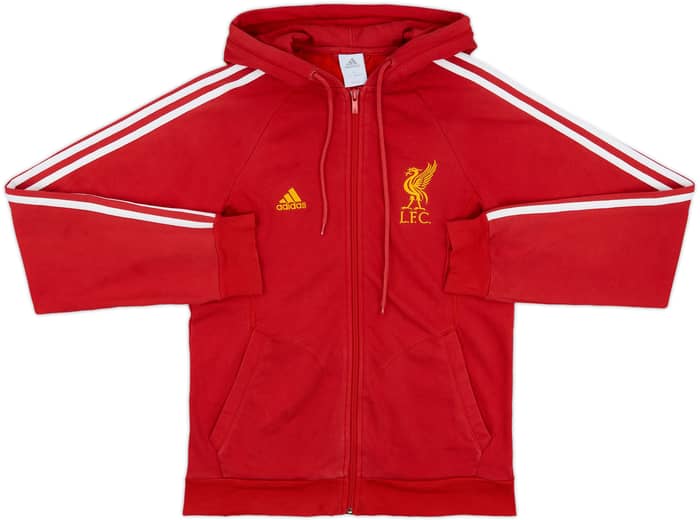 2008-09 Liverpool adidas Hooded Track Jacket - 8/10 - (M)