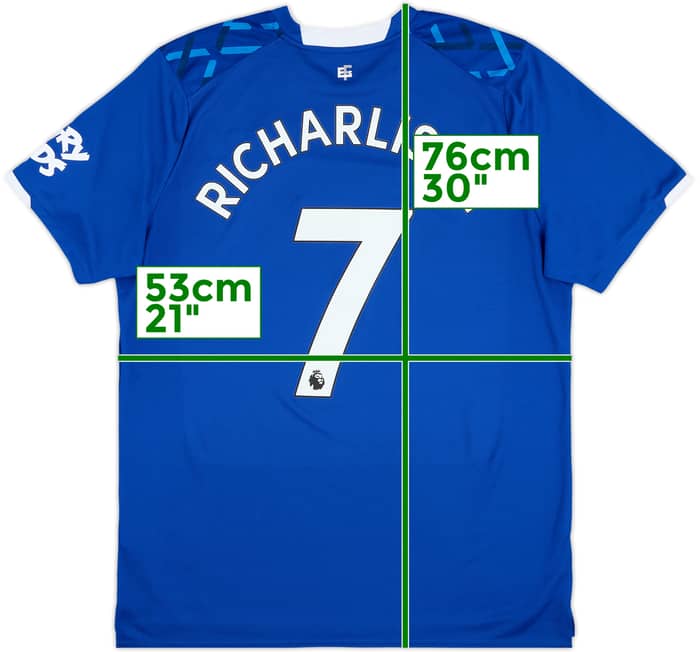 2019-20 Everton Home Shirt Richarlison #7 - 7/10 - (XL)