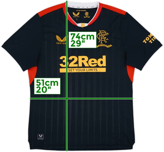 2021-22 Rangers '150 Years Anniversary' Away Shirt - 9/10 - (L)