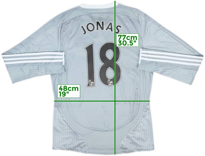 2008-09 Newcastle Third L/S Shirt Jonas #18 - 8/10 - (M)