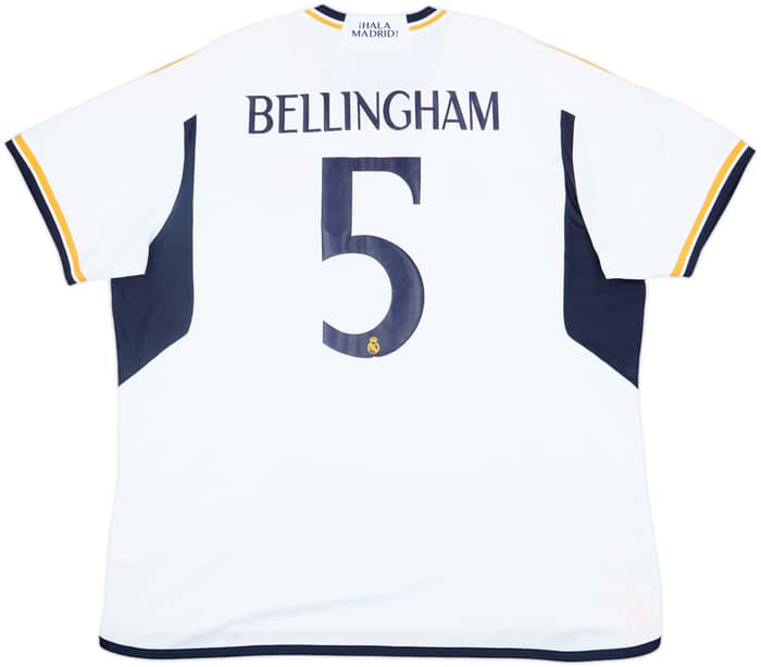 2023-24 Real Madrid Home Shirt Bellingham #5 - 7/10 - (3XL)