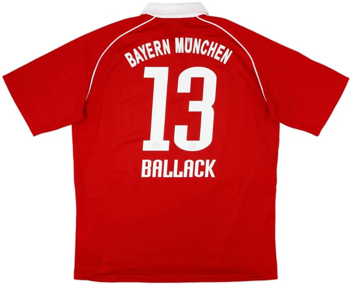 2005-06 Bayern Munich Home Shirt Ballack #13 - 8/10 - (XL)