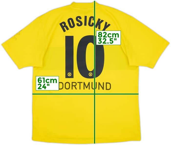2002-03 Borussia Dortmund Home Shirt Rosicky #10 - 7/10 - (XL)