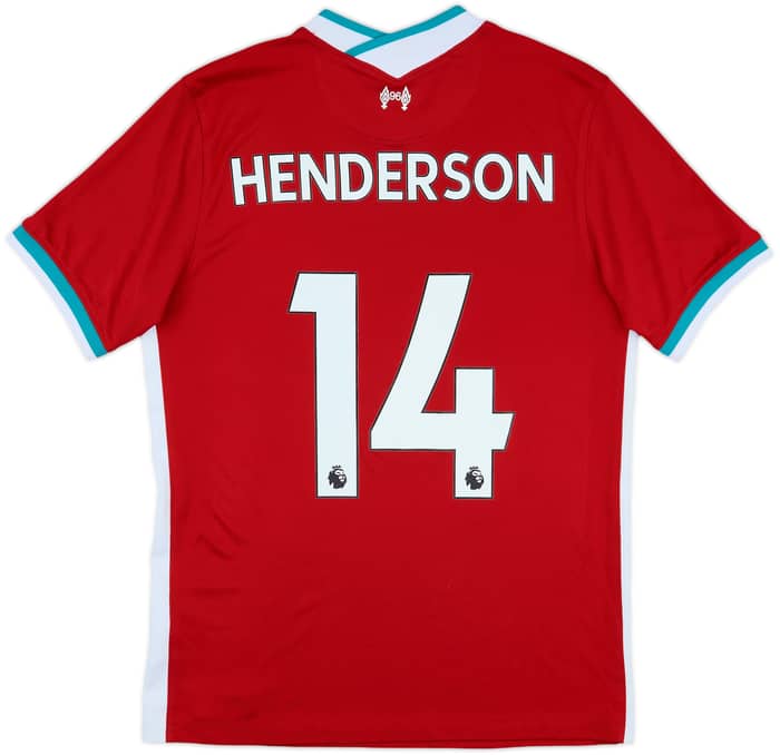 2020-21 Liverpool Home Shirt Henderson #14 - 6/10 - (M)