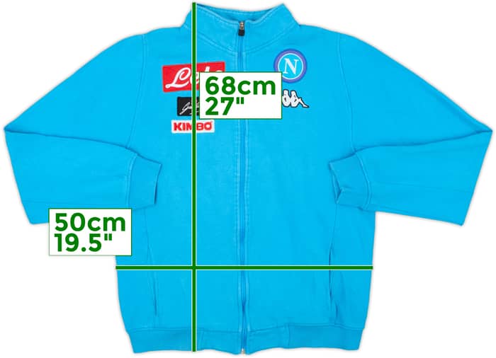 2017-18 Napoli Kappa Track Jacket - 8/10 - (XL)