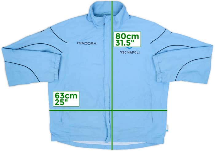 2006-08 Napoli Diadora Track Jacket - 6/10 - (M)