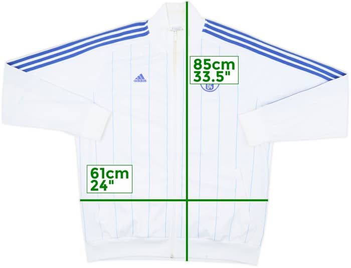 2011-12 Schalke adidas Track Jacket - 8/10 - (XXL)