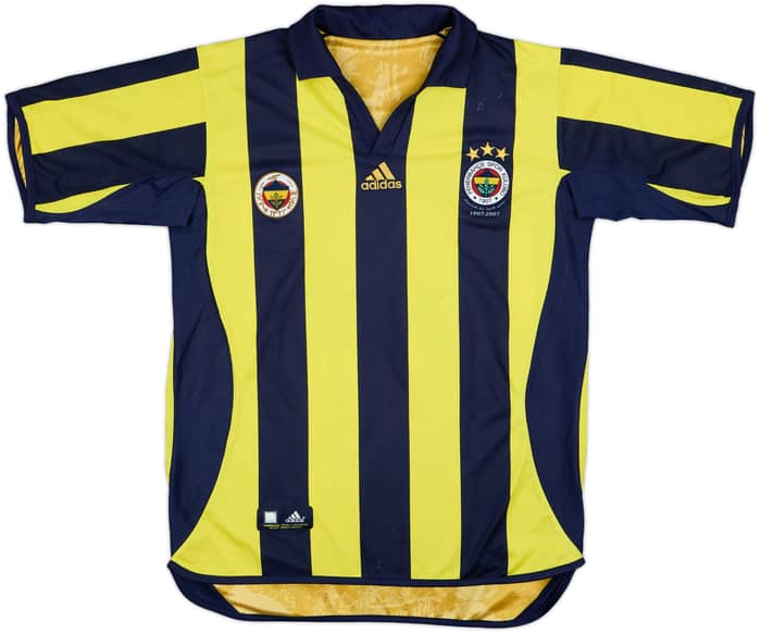 2006-07 Fenerbahce Centenary Home/Away Shirt - 7/10 - (L)