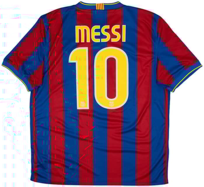 2009-10 Barcelona Home Shirt Messi #10 - 8/10 - (L)