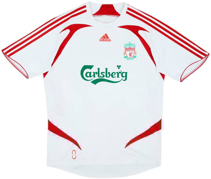 2007-08 Liverpool Away Shirt Gerrard #8 - 6/10 - (L)