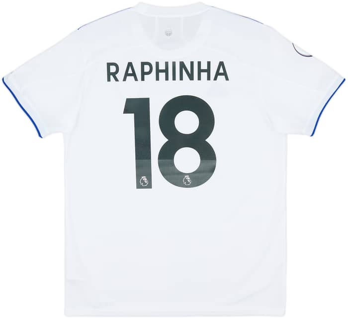 2020-21 Leeds United Home Shirt Raphinha #18 - 8/10 - (L)