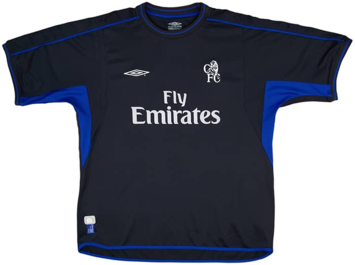 2002-04 Chelsea Away Shirt Zola #25 - 8/10 - (XXL)