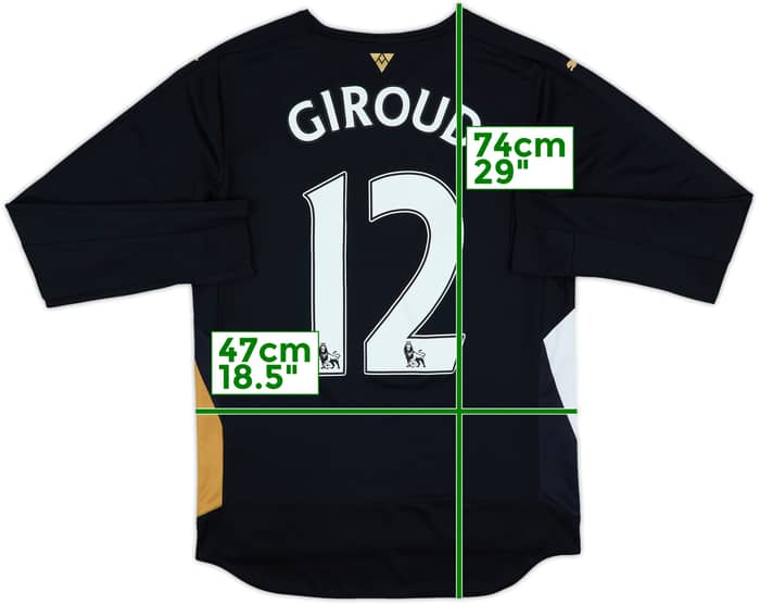 2015-16 Arsenal Third L/S Shirt Giroud #10 - 8/10 - (S)