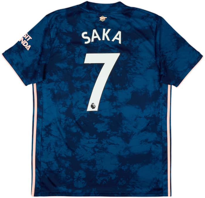 2020-21 Arsenal Third Shirt Saka #7 - 9/10 - (L)