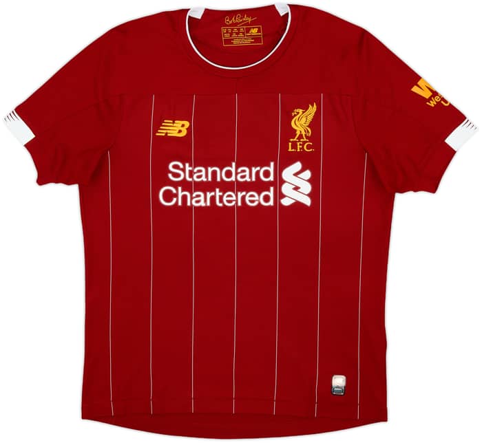 2019-20 Liverpool Home Shirt Salah #11 - 9/10 - (XL.Boys)
