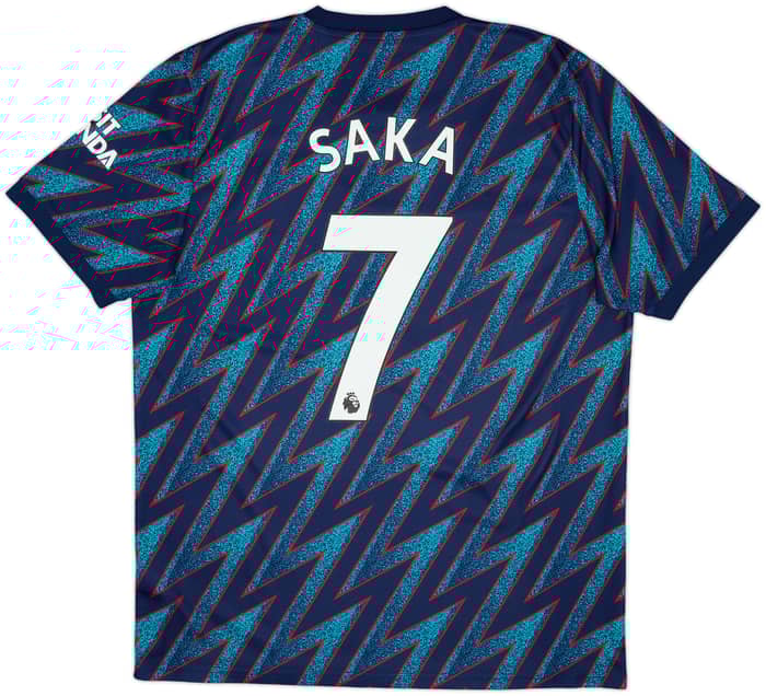 2021-22 Arsenal Third Shirt Saka #7 - 10/10 - (L)