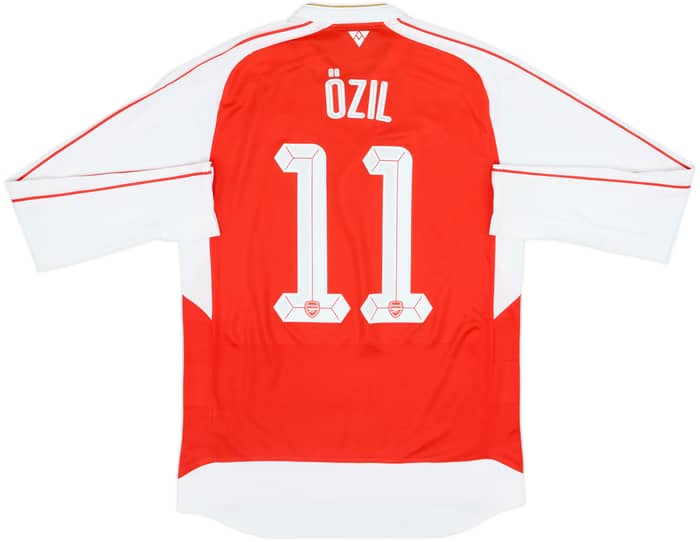 2015-16 Arsenal Home L/S Shirt Ozil #11 - 6/10 - (M)
