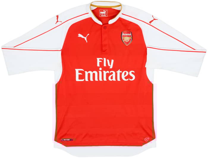 2015-16 Arsenal Home L/S Shirt Ozil #11 - 6/10 - (M)