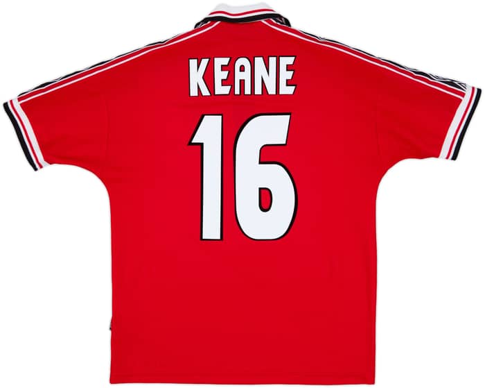 1998-00 Manchester United Home Shirt Keane #16 - 5/10 - (M)