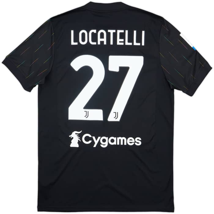 2021-22 Juventus Away Shirt Locatelli #27 - 8/10 - (L)