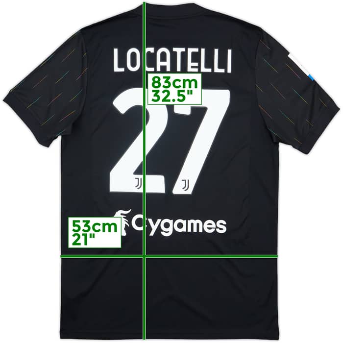 2021-22 Juventus Away Shirt Locatelli #27 - 8/10 - (L)