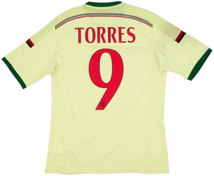 2014-15 AC Milan Third Shirt Torres #9 - 6/10 - (M)