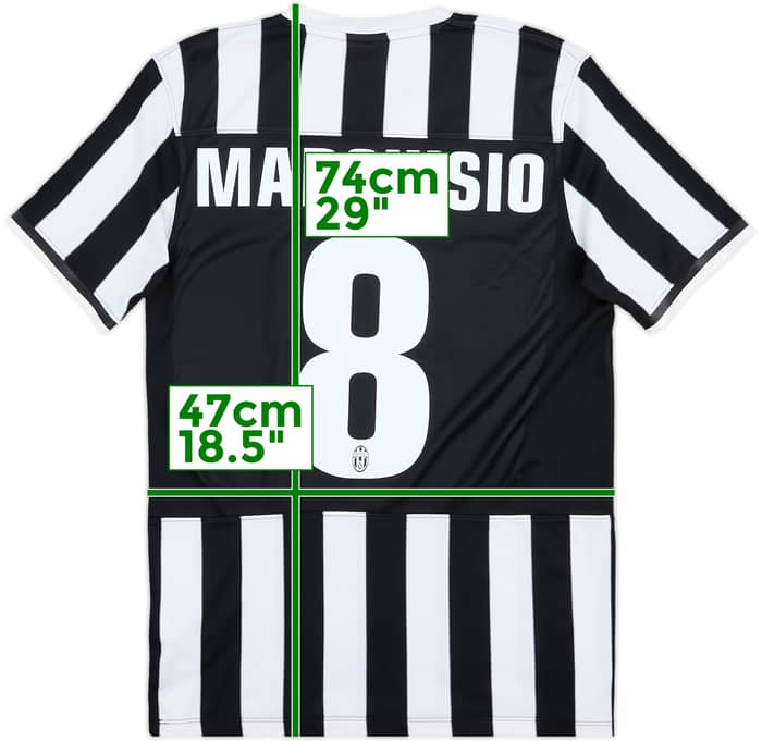 2013-14 Juventus Home Shirt Marchisio #8 - 9/10 - (M)