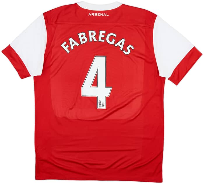 2010-11 Arsenal Home Shirt Fabregas #4 - 6/10 - (L)