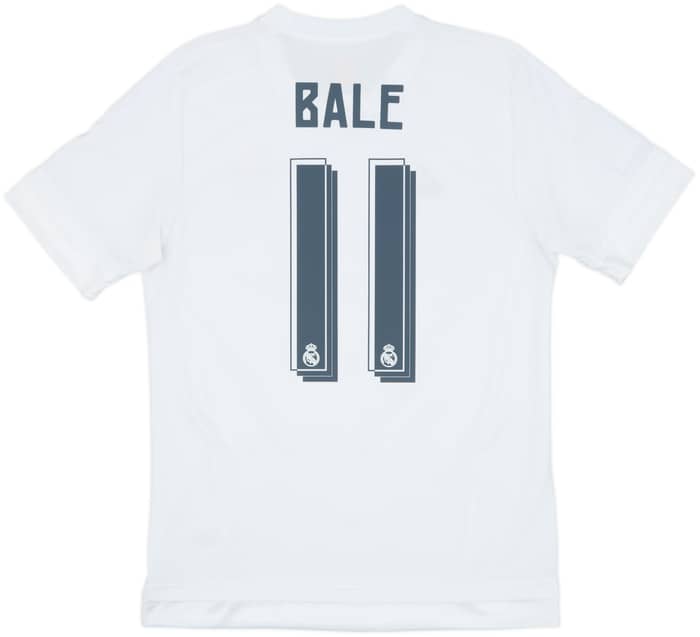 2015-16 Real Madrid Home Shirt Bale #11 - 9/10 - (M)