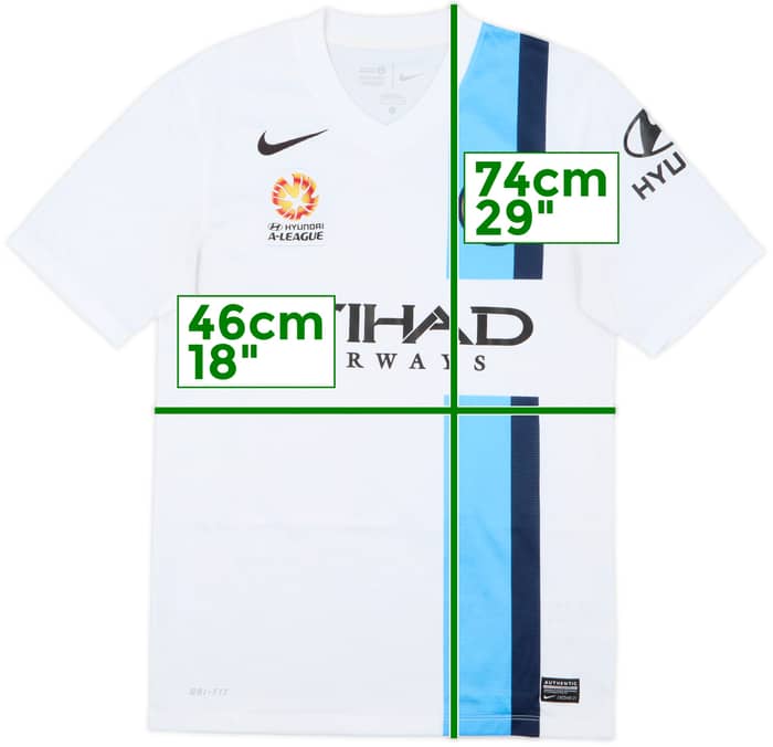 2014-16 Melbourne City Home Shirt - 8/10 - (S)