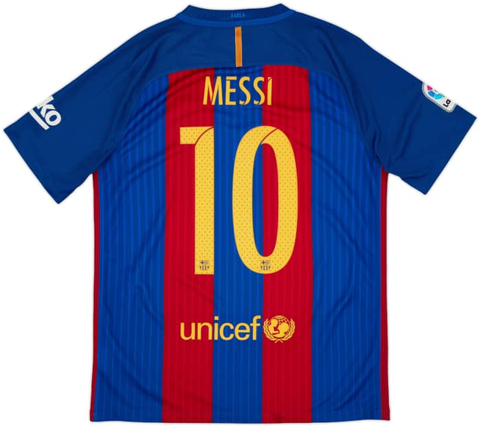 2016-17 Barcelona Home Shirt Messi #10 - 8/10 - (M)