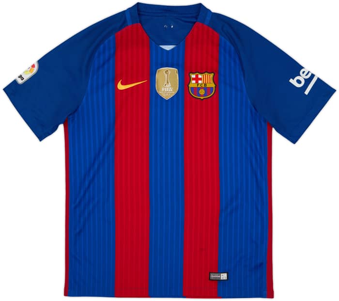 2016-17 Barcelona Home Shirt Messi #10 - 8/10 - (M)